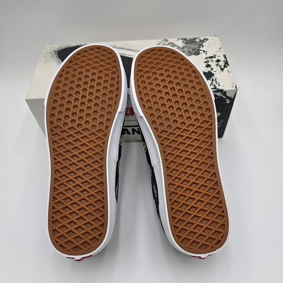 Vans Era Led Zeppelin 50th Anniversary Black Leather Sneakers Men's 11 RARE - Picture 8 of 14